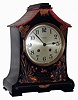 Chelsea Clock Co., Boston, Mass., for B. Altman & Co., New York, NY, "Babro 43" chinoiserie painted wood, 8 days, time and house-strike mantel clock, 106822, 1916