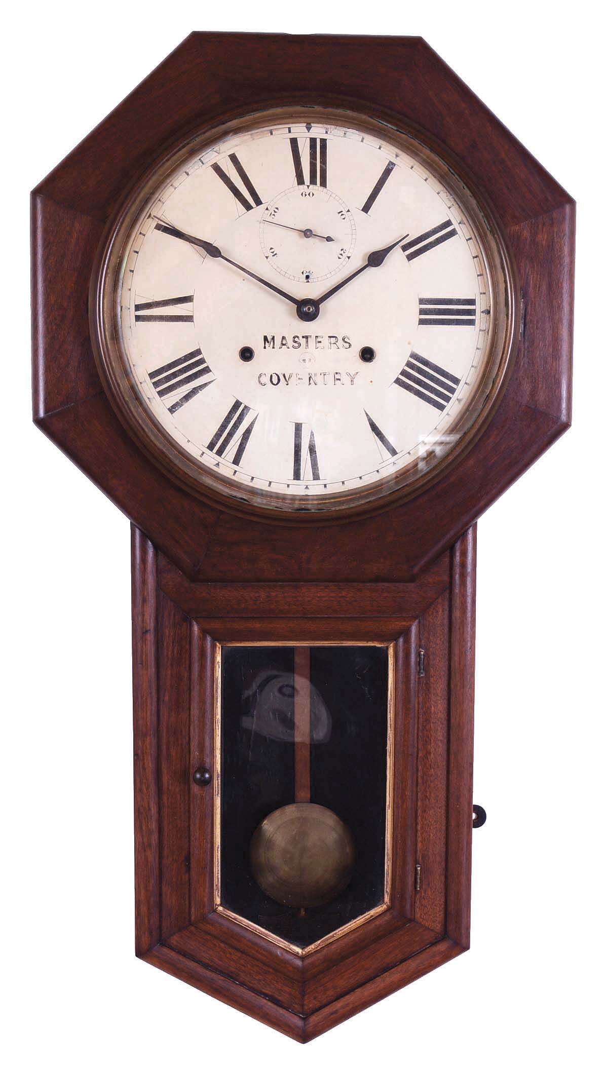 Seth Thomas Clock Co., Thomaston, Conn., "World", 15 day, spring brass movement Regulator wall timepiece. — Antique Clocks Price Guide