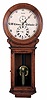 Chelsea Clock Co., Boston, Mass., "Regulator No. 3", wall clock, 8 days, time only, brass weight driven movement converted to astronomical in an oak case with a, painted metal dial