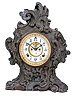 Ansonia Clock Co., New York, NY, "Rococo" 8 days, time and strike spring brass movement, c1890.