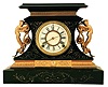 Ansonia Clock Co., New York, NY, "Rosalind" shelf clock with a spring driven 8 day, time and half hour strike movement in an enameled iron case.