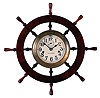 Seth Thomas Clock Co., Thomaston, Conn., 5" Dial., 8 days, spring brass lever movement engine room brass cased timepiece.