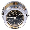 Seth Thomas Clock Co., Thomaston, Conn., "Mark 1" Boat Clock U.S. Navy 5342, time only 8 day, in nickel plated brass case and black 3" dial, dated 1941