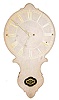 E. Howard & Co., Boston, Mass., "No. 17 Marble Dial" wall clock, 8 days, time only, weight driven movement.