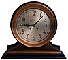 Chelsea Clock Co., Boston, Mass., "Commander", 8 days, time and strike spring brass lever movement ship's strike mantel clock retailed by Wright, Kay & Co., Detroit-Paris. Serial No. 20113