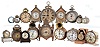 Clocks- 18 (Eighteen) Alarm, mostly American, all antique and vintage. Makers include Ansonia (one Bee in original box) , Seth Thomas, Waterbury, New Haven, Hamburg-American with top cones, and Early Bird automated. Early to mid 20th century.