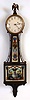 Waltham Clock Co., Waltham, Mass., 8 days, brass weight movement patent or banjo timepiece. Serial No. 7474