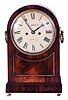 William Roberts, Bath, English double fusee 8 day striking mahogany round top bracket clock