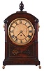 English, 8 days, spring brass fusee movement bracket timepiece.