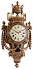 Clocks- 3 (Three) Wall European 8 day: two time only Vienna regulators, one with movement maker stamp "AG"(?) , c1900; Rob. Engstrom, Stockholm, Swedish gilt wood striking cartel; c1950