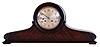 Chelsea Clock Co., Boston, Mass., for Spaulding & Co., Chicago, "Babro 31" mahogany tambour 8 day house strike mantel clock, serial number 109718,