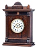 Welch, Spring & Co., Forestville, Conn., "Cabinet No. 3", 8 day, time and strike spring brass movement shelf clock with "Patti" style movement.