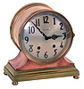 Seth Thomas Clock Co., Thomaston, Conn., "Denton" mantel clock with a spring driven 8 day, time and strike movement in a brass and copper case.