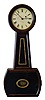 E. Howard & Co., Boston, Mass., "Regulator No. 4" banjo wall clock, weight driven timepiece in a cherry case with rosewood graining and movement stamped "A. Howard".
