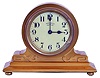 Year Clock Co., Mt. Vernon, New York, year running spring brass lever movement mantel clock.