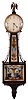 Waltham Watch Co., Waltham, Mass. 8 day, spring lever movement patent or banjo timepiece retailed by A. Stowell & Co. Case is stamped "84"