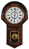 New Haven Clock Co., New Haven, Conn., "Imperial", 8 days, spring brass movement wall timepiece.