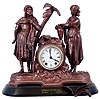 Seth Thomas Sons & Co., New York, "Rebecca at the Well" 8 days, time and strike, figural mantel clock, c1870