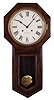 Clocks- 2 (Two): (1) Seth Thomas Clock Co., Thomaston, Conn., "Globe" 8 day, time and strike spring brass movement drop octagon wall clock. c1913 (2) William C. Vosburgh & Co., New York, 8 day, time and strike spring brass movement drop octagon wall clock. c1855