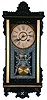Ansonia Clock Co., New York, NY, "Dispatch", 8 day, time and strike spring brass movement wall clock.