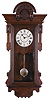 Seth Thomas Clock Co., Thomaston, Conn., "Panama", 8 day, time and strike spring brass movement wall clock.