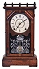 Seth Thomas Clock Co., Thomaston, Conn., 8 day "Omaha" model city series shelf clock.