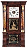 Seth Thomas Clock Co., Thomaston, Conn., Empire case "Shell Column" 8 day Column & Cornice shelf clock.