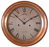 American Steam Gauge & Valve Manufacturing Co., Boston, Mass., Mass. 10 in. dial. 8 day, spring brass lever timepiece with Seth Thomas Clock Co. movement.