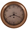 Chelsea Clock Co., Boston, Mass., 8-inch dial. 8 day, spring brass lever movement ward or engine room timepiece. Serial no. 111287
