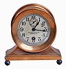 Chelsea Clock Co., Boston, Mass., "Base and Ball", 8 days, spring brass lever movement mantel timepiece. Serial No. 136305