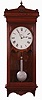 Seth Thomas Clock Co., Thomaston, Conn., "Regulator No. 30", 8 days, weight brass movement wall timepiece.