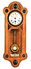 Clocks- 2 (Two) German miniature time only spring wound R / A wall clocks