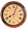 Clocks- 3 (Three) 8 day wood case wall clocks: Sessions "Regulator E" oak time only store regulator; Ansonia black painted "Regulator A" time and strike; English dial unsigned time only fusee; all early 20th century