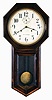 Seth Thomas Clock Co., Thomaston, Conn., "World", 30 day, spring brass movement wall timepiece.