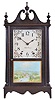 Seth Thomas Clock Co., Thomaston, Conn., "Plymouth" model, 8 day, time and strike spring brass movement Pillar & Scroll mantel clock.