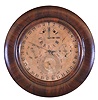 Welch, Spring & Co., Forestville, Conn., 8 day, spring brass lever movement wall clock with Daniel J. Gale's patent model No. 3 calendar.