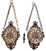 Clocks- 2 (Two) New Haven "Chatelaine" model wall clocks