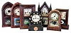 Clocks- 7 (Seven): (1) Unknown, 8 day, time and strike spring brass movement beehive clock, c1860 (2) Daniel Pratt & Sons, Reading, Mass., 8 day, time and strike spring brass movement beehive clock, c1850. (3) Waterbury Clock Co., Waterbury, Conn., 30 hour, time and strike spring brass movement Sharp Gothic or steeple clock, c1860. (4) Seth Thomas Clock Co.?, Thomaston, Conn. 8 day, time and strike spring brass movement shelf clock, c1865 (5) Chauncey Jerome, New Haven, Conn. 8 day, time and strike spring brass fusee movement shelf clock, c1850 (6) Ansonia Brass & Copper Co., Ansonia, Conn., 8 day, time and strike spring brass movement shelf clock, c1865 (7) Waterbury Clock Co., Waterbury, Conn., 30 hour, time and strike spring brass movement OG shelf clock, c1865