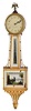Massachusetts, 8 day, weight brass movement Patent or Banjo timepiece.