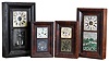 Clocks- 4 (Four): (1) Smith & Goodrich, Bristol, Conn., 30 hour, time and strike weight brass movement OG shelf clock, c1850 (2) E. N. Welch Mfg. Co., Forestville, Conn., 30 hour, time and strike spring brass movement OOG shelf clock, c1870 (3) Ansonia Brass Co., Ansonia, Conn., 30 hour, time and strike spring brass movement OOG shelf clock, c1865 (4) Sperry & Shaw, New York, 8 day, time and strike weight brass movement OG shelf clock, c1850