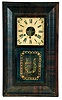 Clocks- 6 (Six): (1) Sperry & Shaw, New York, NY, OG shelf clock with a 30 hour weight driven time, strike and alarm brass movement, c1848. (2) William L. Gilbert Clock Co., Winsted, Conn., OG shelf clock with a 30 hour weight driven time and strike brass movement, c1875. (3) Forestville Manufacturing Co., Bristol, Conn. OG shelf clock with an 8 day weight driven time and strike movement, c1839. (4) Harris & Wilcox, Troy, NY OG shelf clock with a 30 hour time and strike brass movement by the Union Mfg. Co., Bristol, Conn, c1841. (5) Chauncey Jerome, New Haven, Conn., OG shelf clock with an 8 day weight driven time and strike brass movement, c1850. (6) Forestville Manufacturing Co., Bristol, Conn. OG shelf clock with an 8 day weight driven time and strike movement, c1839.
