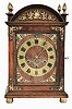 New Haven Clock Co., New Haven, Conn., "Eight-Bell Chime No. 1", 8 day, time, strike and chime spring brass movement bracket clock.