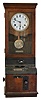 Clocks- 2 (Two) International Time Recording Co., Endicott, New York punch clocks in oak cases