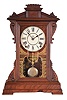 Seth Thomas Clock Co., Thomaston, Conn., "Reno", City Series, 8 day, time and strike spring brass movement shelf clock.