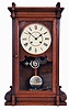 Seth Thomas Clock Co., Thomaston, Conn., "Lincoln" model shelf clock with an 8 day weight driven time and strike movement in a walnut case.