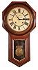 Ansonia Clock Co., New York, NY, "Office Regulator", 8 day, time and strike spring brass movement wall clock.
