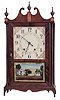 Clocks- 2 (Two): (1) E. Terry & Sons, Plymouth, Conn. 30 hour, time and strike weight wood movement pillar & scroll shelf clock. (2) E. Terry & Sons, Plymouth, Conn., 30 hour, time and strike weight wood movement pillar & scroll shelf clock.