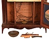 Clocks- 2 (Two): (1) C. & L.C. Ives, Bristol, Conn., 30 hour, time and strike weight wood movement pillar & scroll shelf clock, c. 1830. (2) Silas "Hoadly" (label printer misspelling for Hoadley), Plymouth, Conn., 30 hour, time and strike weight wood movement pillar & scroll shelf clock, c 1825.