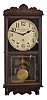 Clocks- 3 (Three): (1) New Haven Clock Co., New Haven, Conn., "Referee" wall hanging clock with an 8 day spring driven timepiece movement in an oak case, c1911; (2) Sessions Clock Co., Forestville, Conn., "Regulator H" wall hanging clock with an 8 day spring driven time and strike movement with a simple calendar mechanism in an oak case made for the Mutual Trading Company, New York City, c1908; (3) Waterbury Clock Co., Waterbury, Conn. "Crane" wall hanging clock with an 8 day spring driven timepiece movement in an oak case.