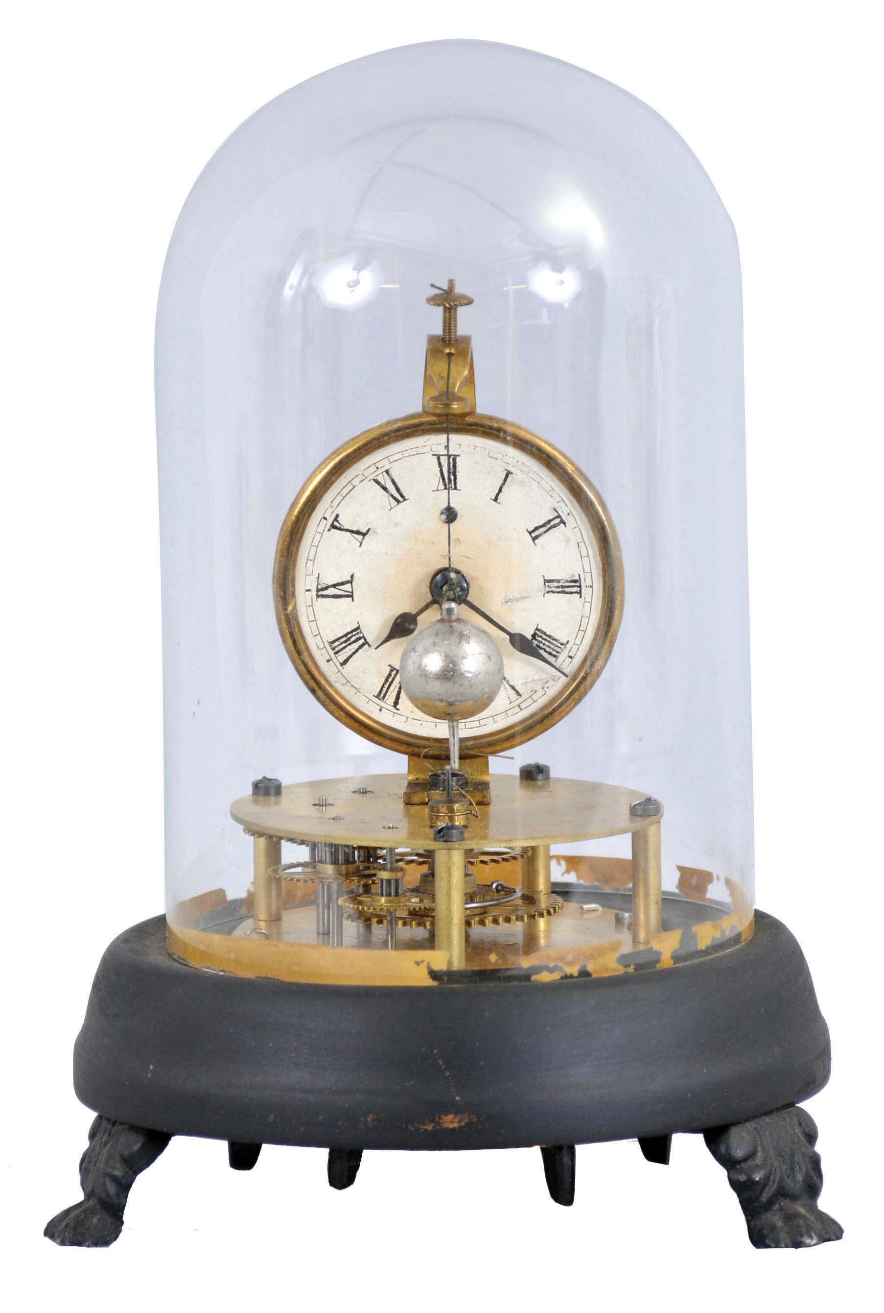 E. N. Welch Mfg. Co., Forestville, Conn., "Briggs Rotary", 30 hour, spring driven, rotary pendulum novelty timepiece. — Antique Clocks Price Guide